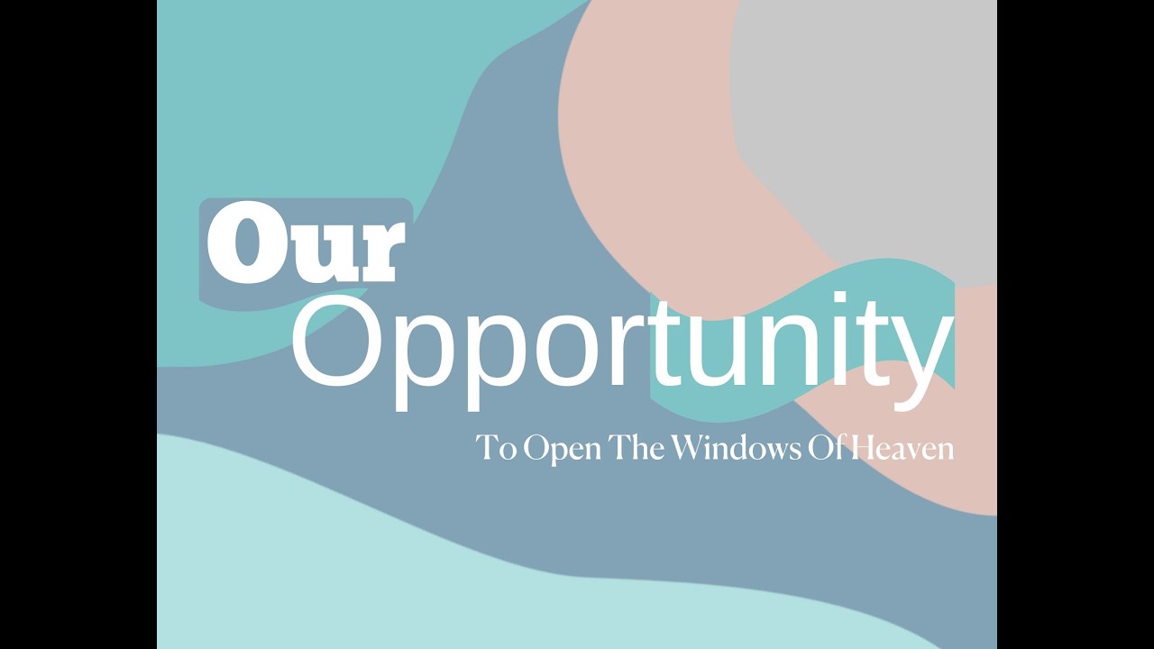 February 1, 2026 Sermon - Our Opportunity To Open The Windows Of Heaven | Malachi 3:6-12