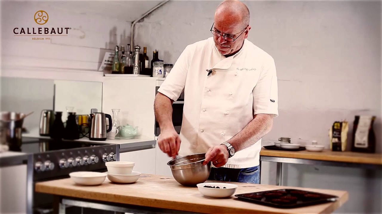 A Callebaut chocolate cherry tart recipe from Richard Bertinet