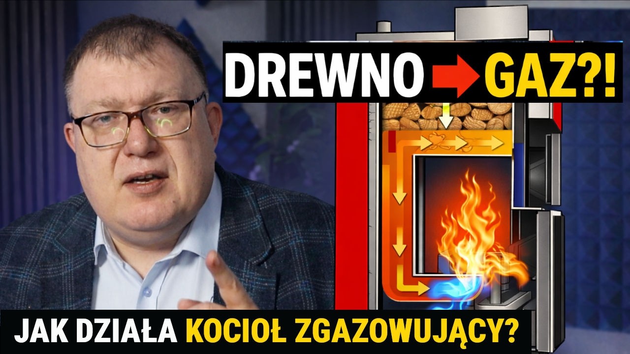 Jak działa kocioł zgazowujący drewno? Najpierw robi gaz, potem go spala 🔥