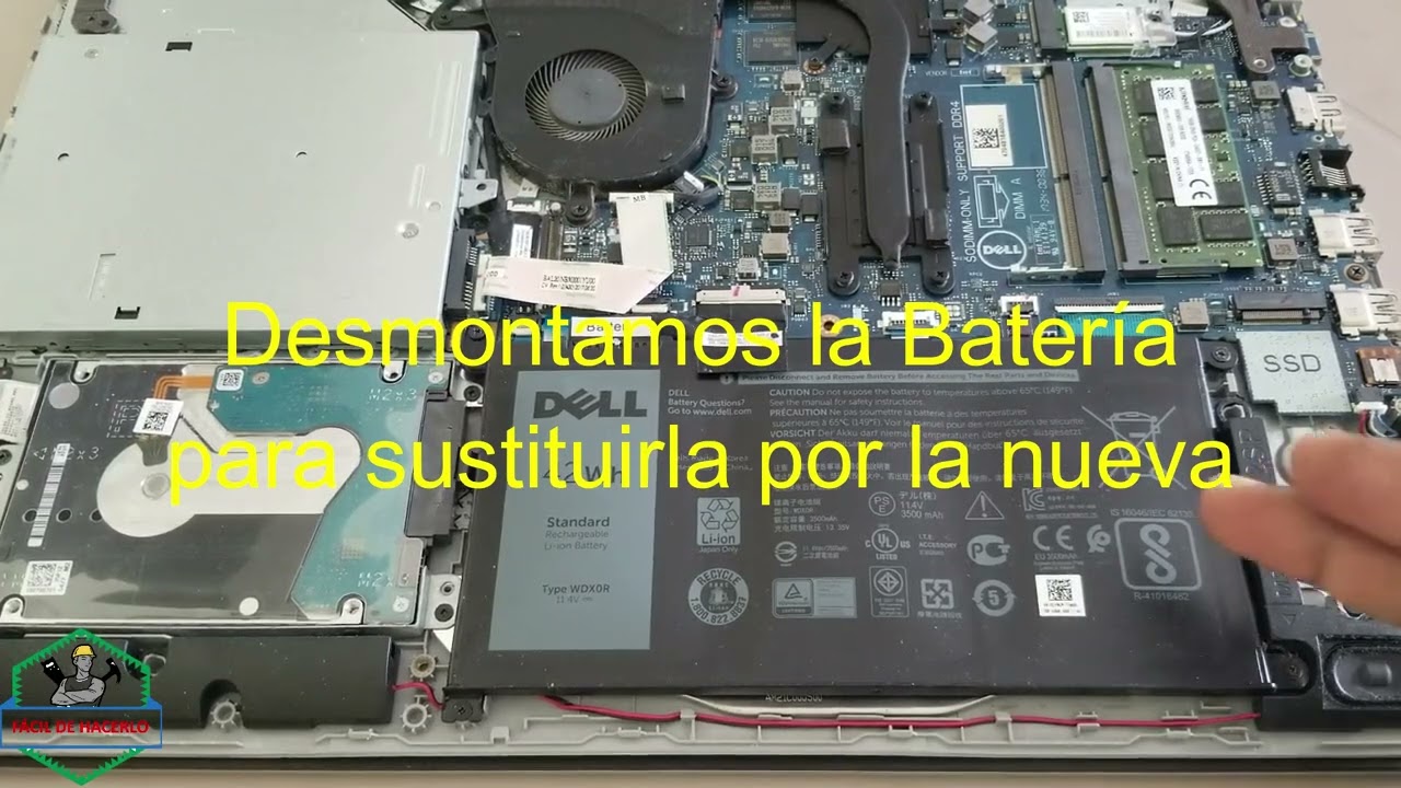 Cómo Cambiar Batería de Laptop DELL Inspiron || Fácil de Hacerlo