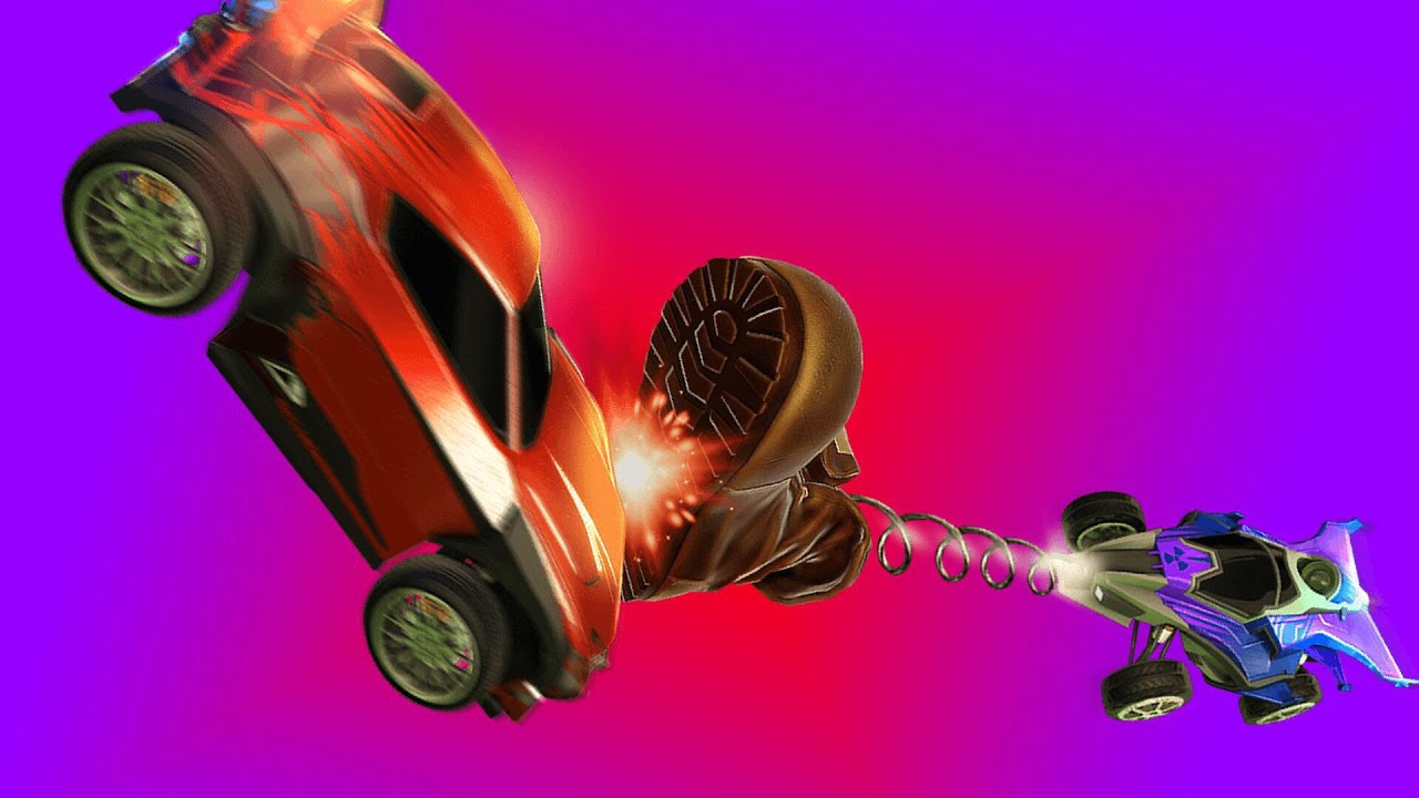 Literally destroyin him | Rocket League uncut