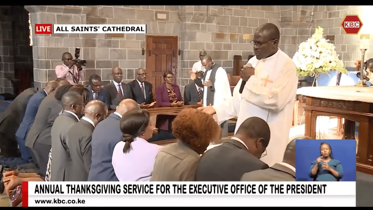 The Annual Thanksgiving Service for Executive Office of the President at All Saints Cathedral