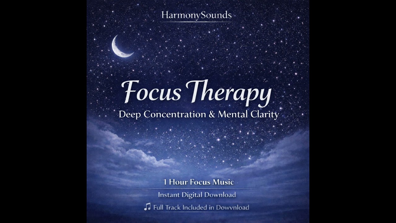 Focus Therapy &ndash; 30s Preview | Deep Concentration & Productivity Music #etsyseller #meditationmusic