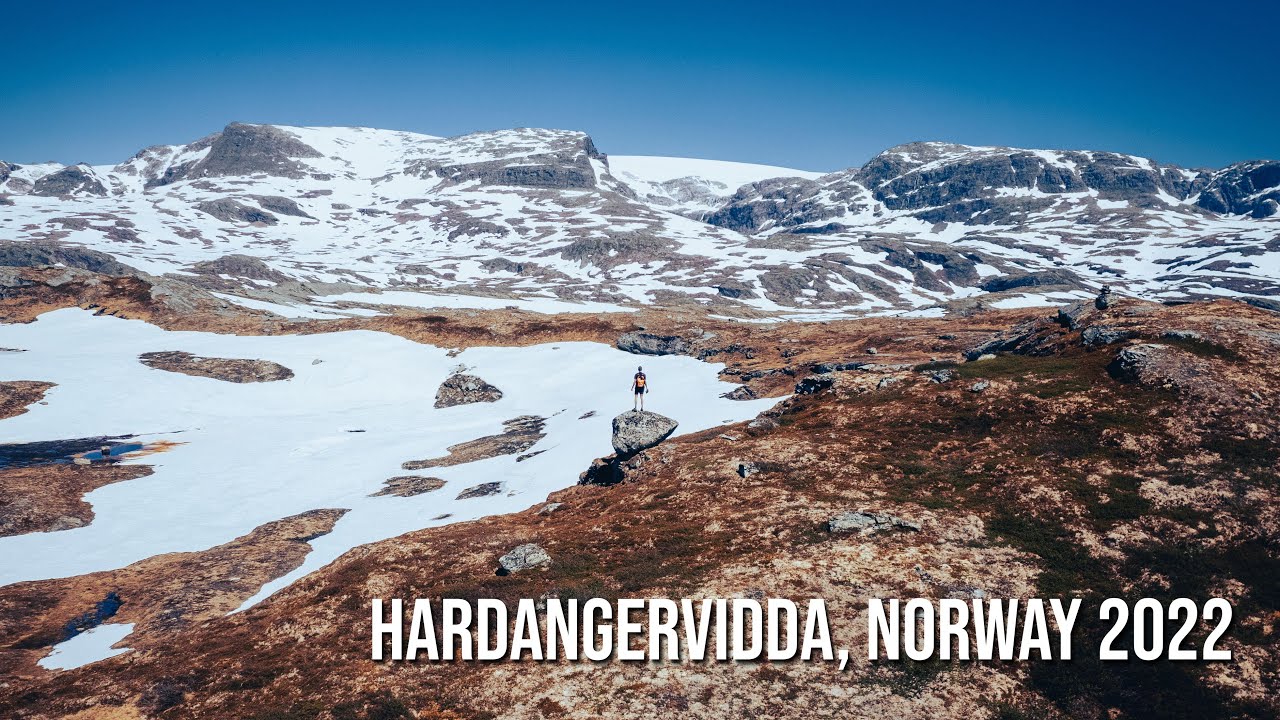 Best Hikes in Hardangervidda, Norway. Aerial 4K Drone Compilation