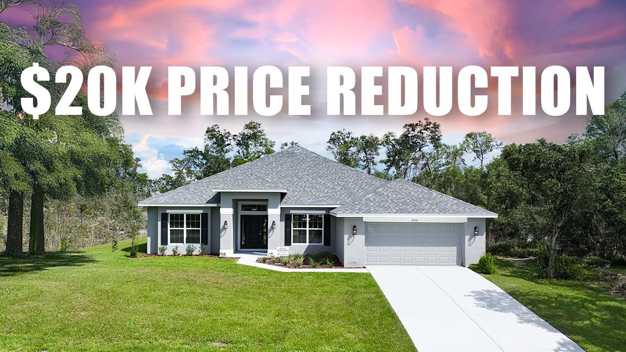 NO HOA Affordable First Home in Ocala, Florida | ¼ Acre Of Land!