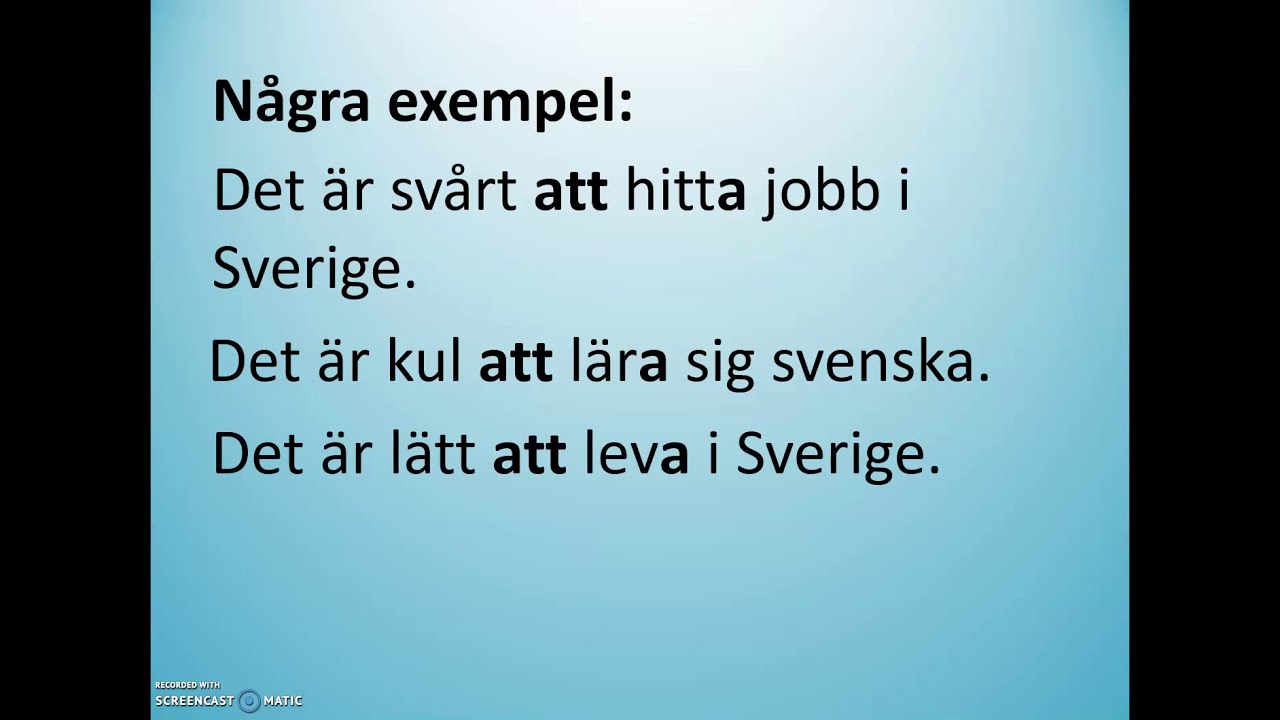 sfigunilla ATT kan användas på två sätt, kurs C