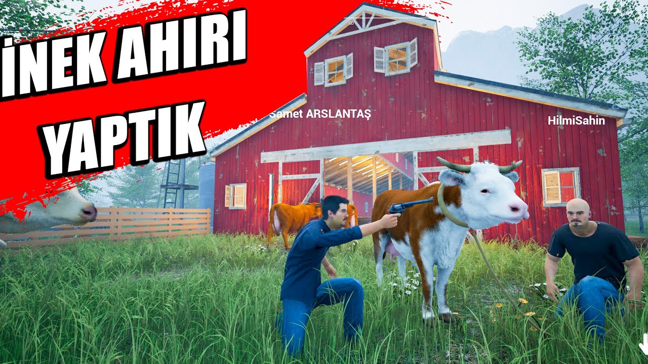 İNEKLER İÇİN AHIR YAPTIK | RANCH SIMULATOR !!