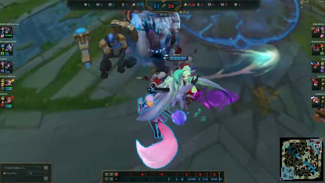 Do not always run straight in! League Ahri Play!