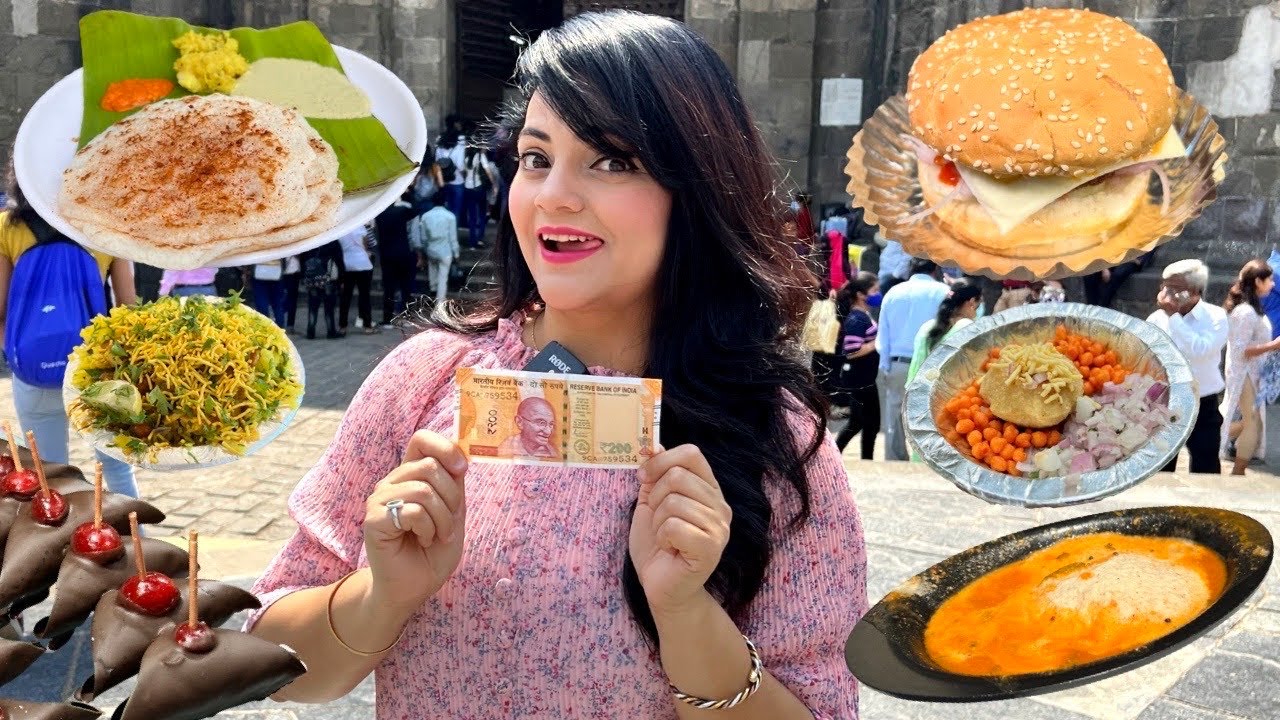 Living on Rs 200 for 24 HOURS Challenge | Pune Food Challenge