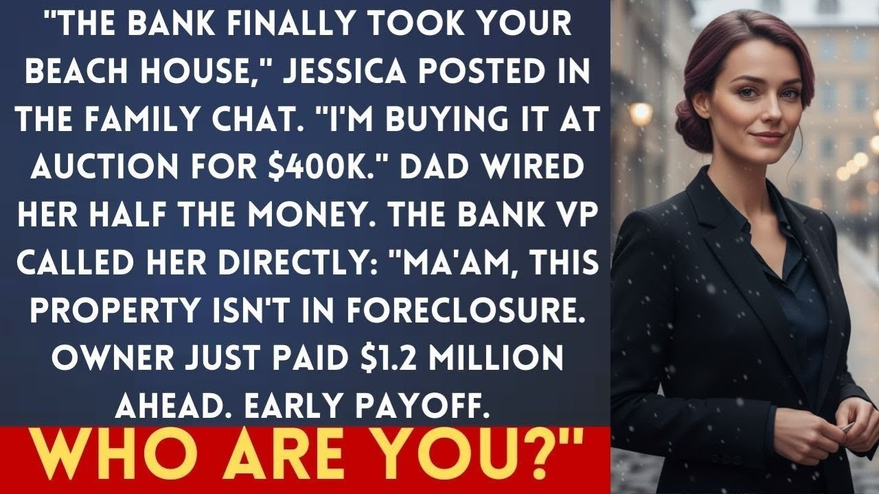 Sister Claimed My 'Foreclosed' Beach House — Then The Bank VP Called About My $1.2M Mortgage Payment