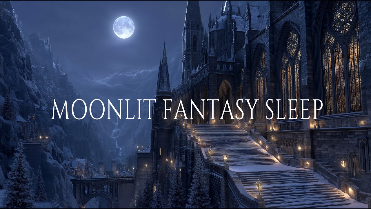 Moonlit Mountain Cathedral – Fantasy Ambient Music for Deep Sleep
