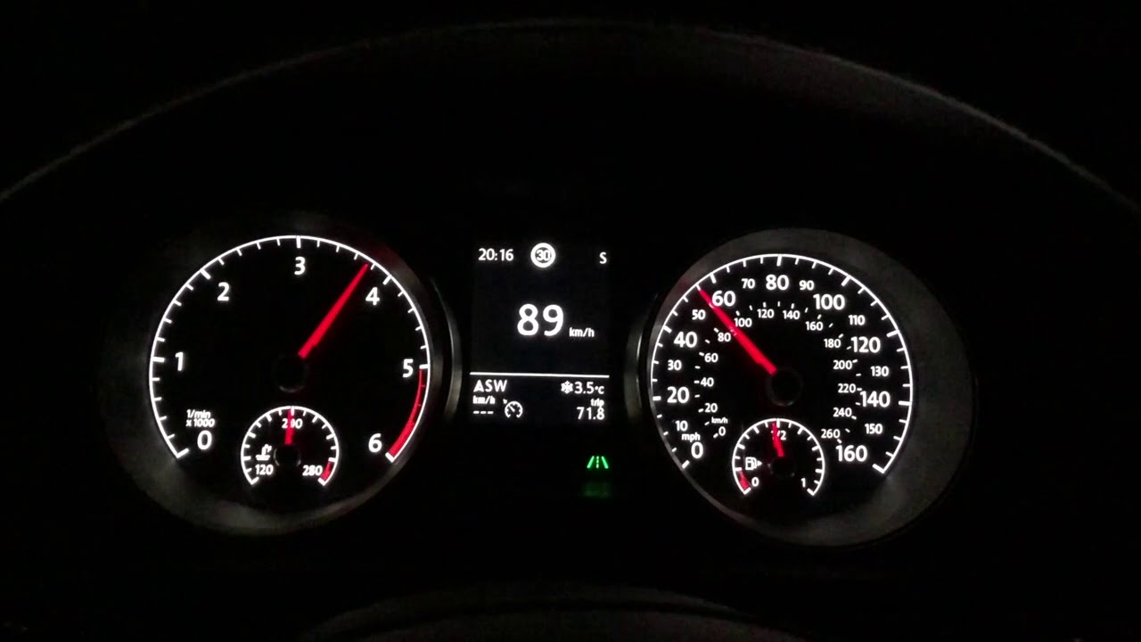 VW Golf 7 2.0 TDI (150 HP) Variant 0-100 - разгон