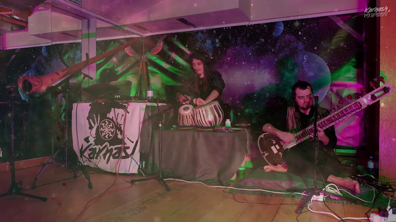Sitar, didgeridoo, tabla. Karnash & Muralov Live