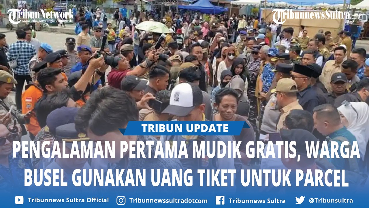 Cerita Pemudik Buton Selatan Perdana Ikut Mudik Gratis, Uang Tiket Dialihkan Jadi Parcel Lebaran