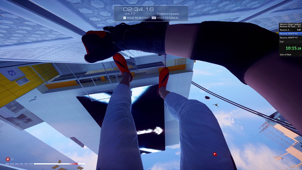 All Dashes Backwards Speedrun in 25:01 - Mirror's Edge Catalyst