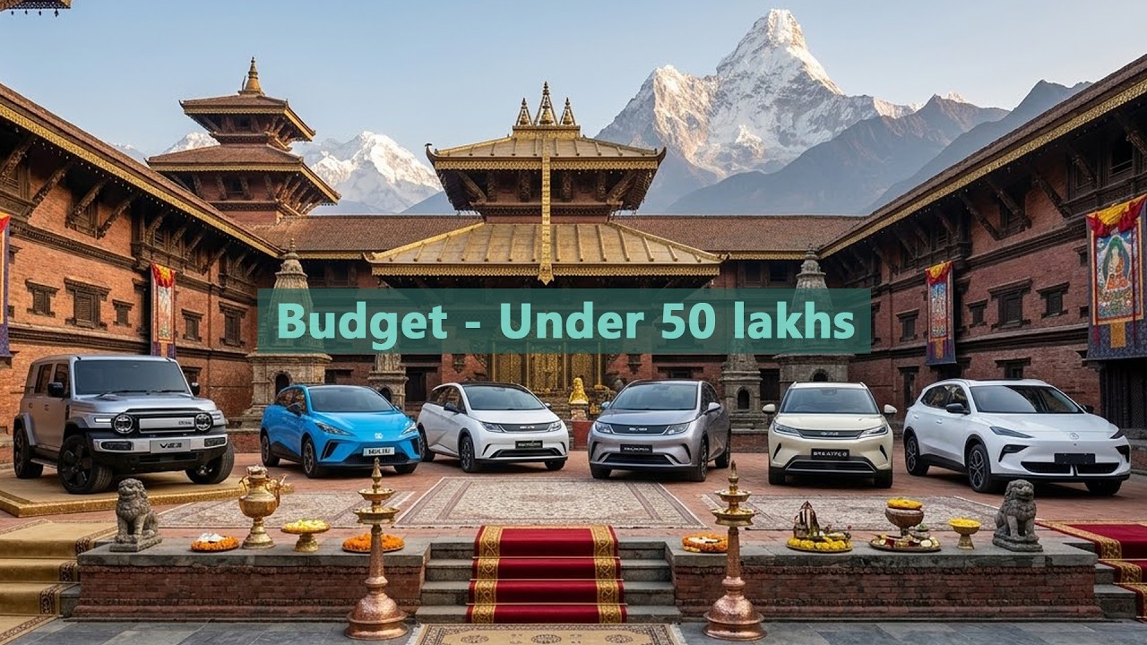 Budget EV cars in Nepal under 50 lakhs