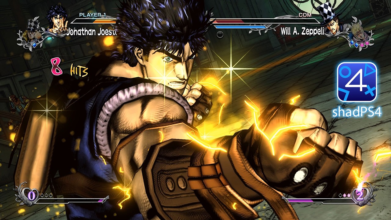 JoJo's Bizarre Adventure: All Star Battle R (60fps) | shadPS4 Emulator | Sony PS4