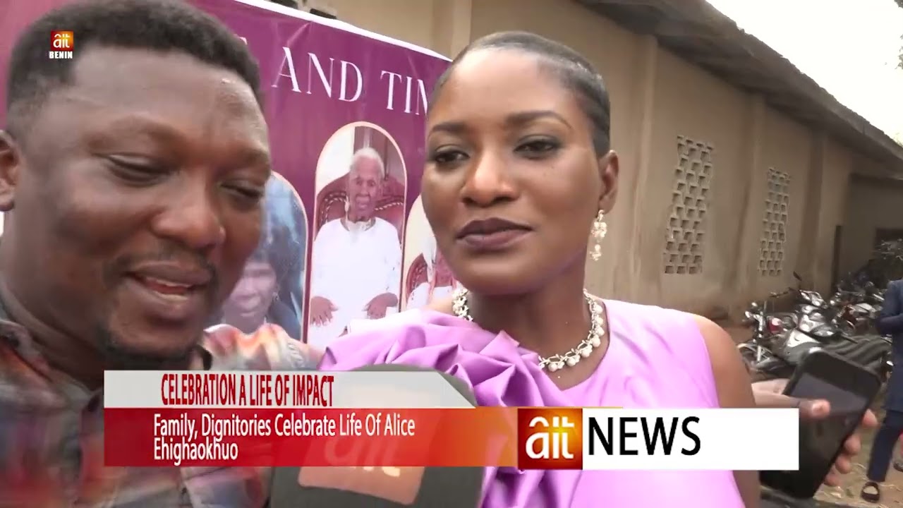 AIT BENIN NEWS. FAMILY MEMBERS, DIGNITARIES CELEBRATE LIFE OF LATE ALICE ONAYENA EHIGHAOKHUO