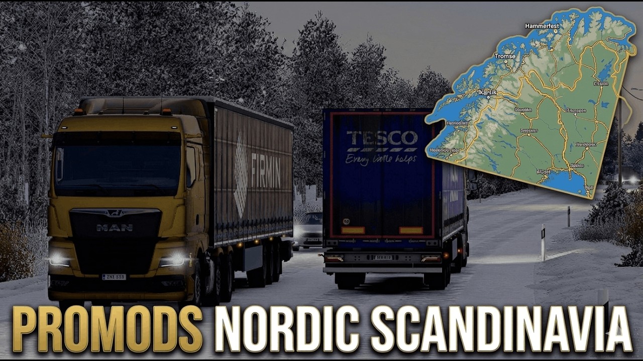 Euro Truck Simulator 2 - MAN TGN - ProMods 2.77