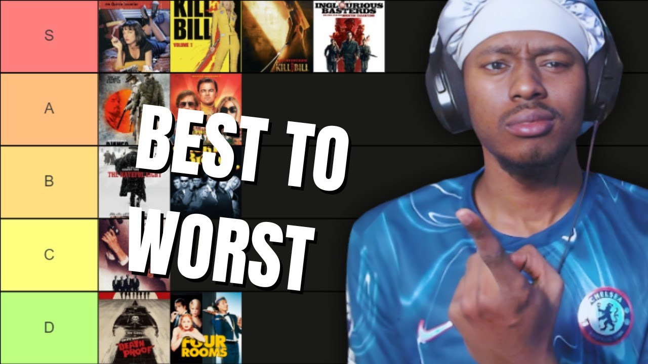 Black Streamer Ranks Quentin Tarantino Movies: Best to Worst!