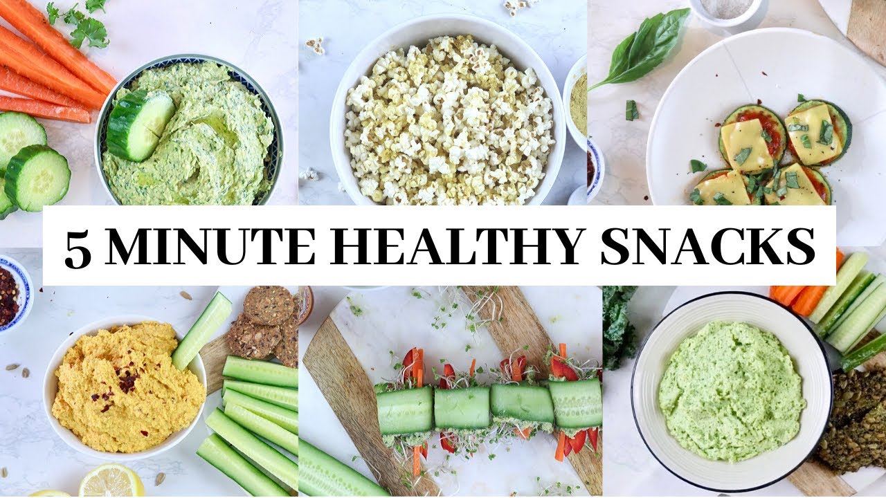 Vegan Snacks | 5 minute recipes