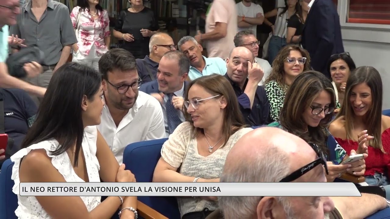 Il neo rettore Virgilio D'Antonio svela la visione per Unisa