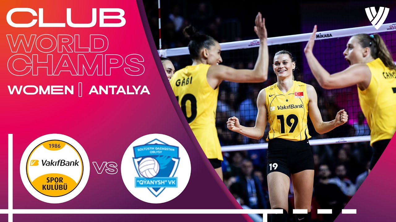 Vakifbank Spor Kulubu (TUR) vs. Kuanysh Club (KAZ) - Match Highlights | Club World Champs 🏐🌎