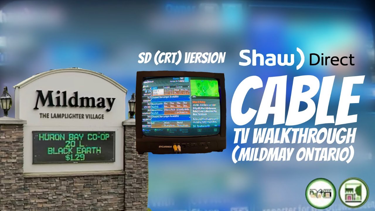 Shaw Direct TV - Menu Walkthrough, Mildmay, ON (October 24, 2025) (SD CRT Version)