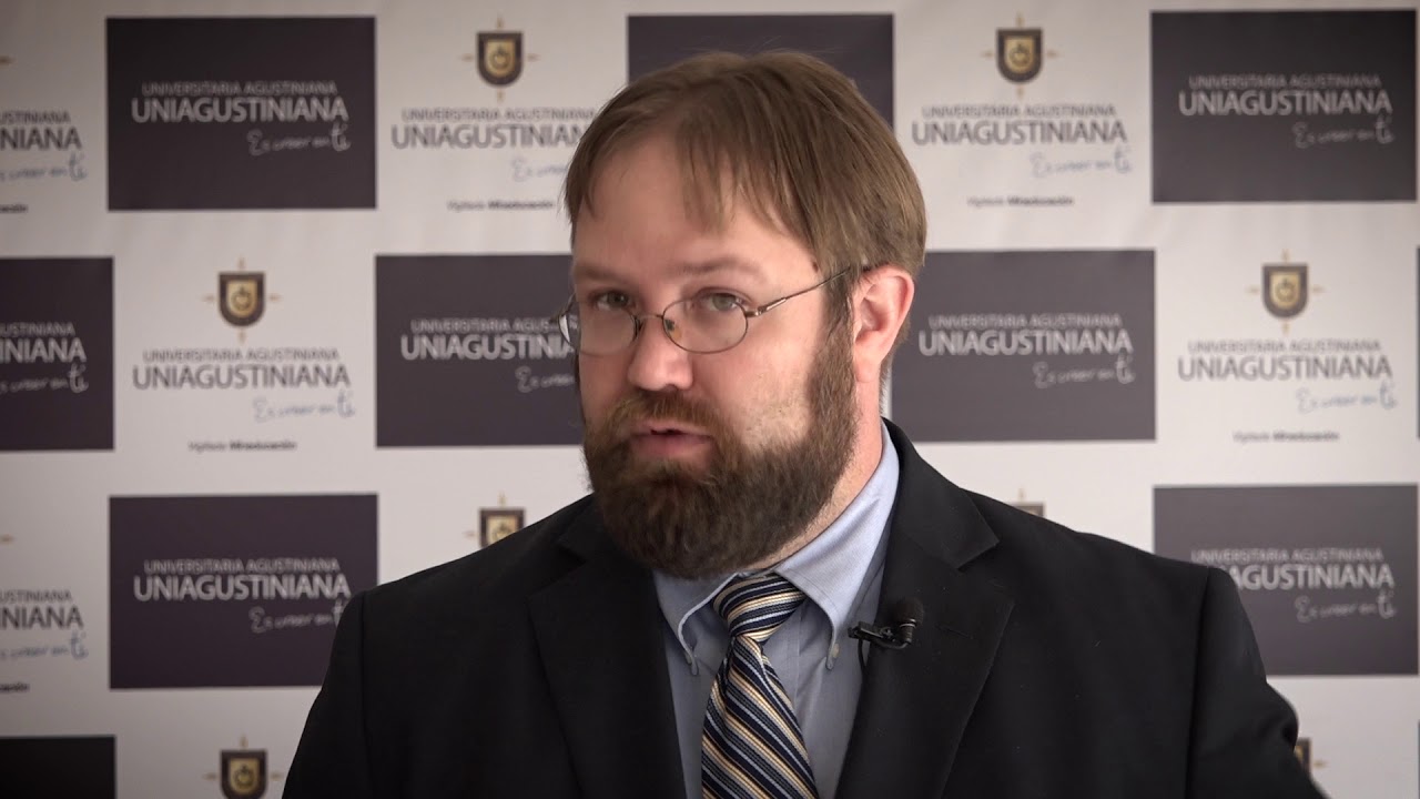 Thomas Clemmons en el 8&deg; Congreso Internacional en Estudios Agustinianos
