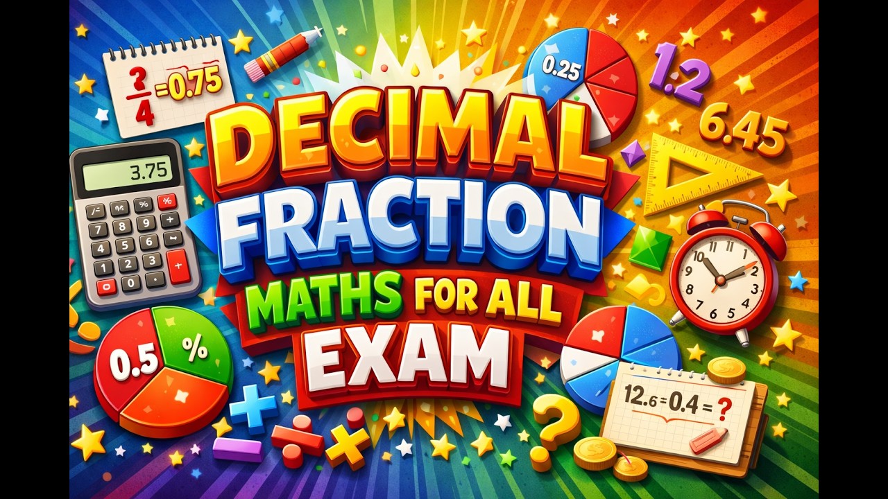 दशमलव भिन्न || decimal fraction || सरलीकरण  || maths || Simplification @score100only​