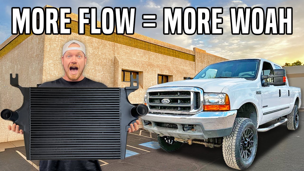 How To Install A 6.0 Intercooler On A 7.3 Powerstroke!
