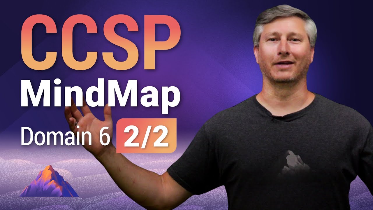 CCSP MindMap for Domain 6 (2 of 2) | CCSP Exam Prep