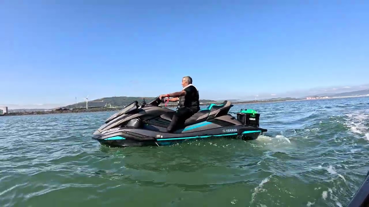 138 mile jet ski ride from Portishead Marina to Swansea.