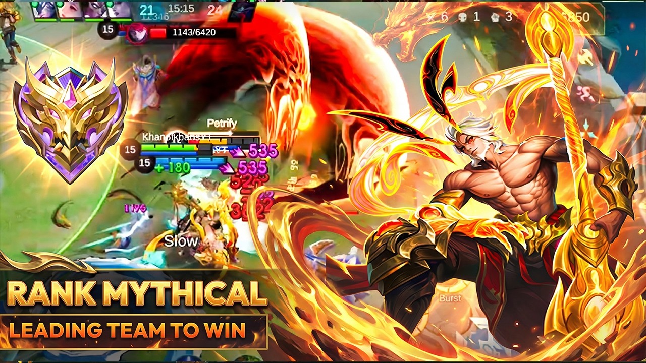 SUN CARRIED MYTHICAL  TEAM WIN | MLBB RANK