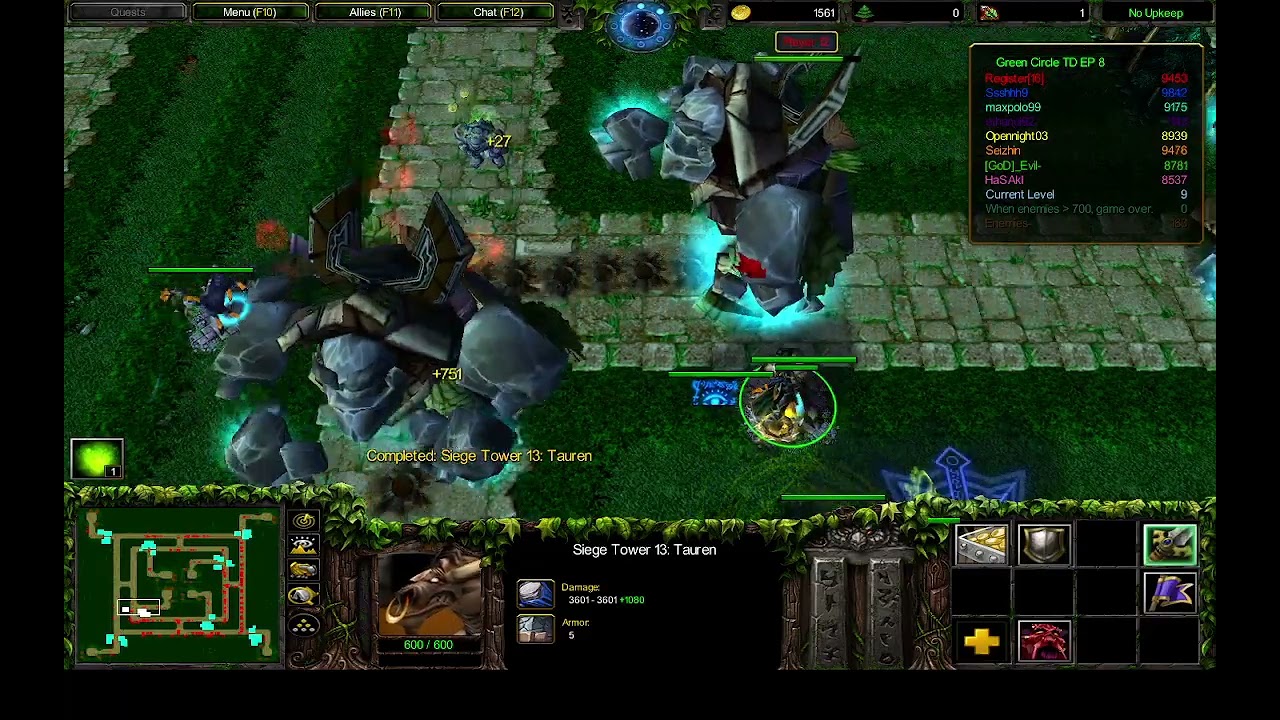 Green Circle TD EP 8 | WarCraft 3 Custom Map