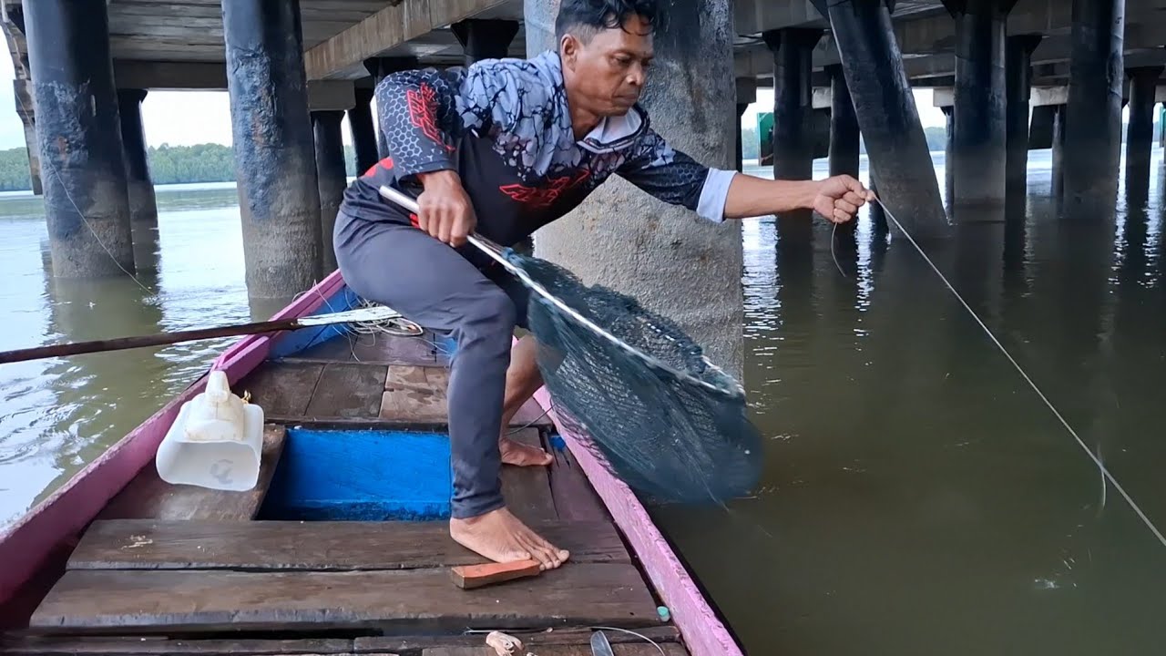 UNTUNG SAJA TIDAK PUTUS‼️DETIK-DETIK MENEGANGKAN SAAT PANCINGKU DI BAWA MELILIT KETIANG DERMAGA