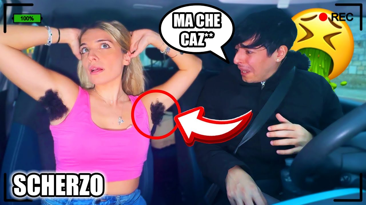 FA FINTA DI FARSI CRESCERE I PELI DELLE ASCELLE PER VEDERE LA MIA REAZIONE! -SCHERZO! *FINITO MALE*