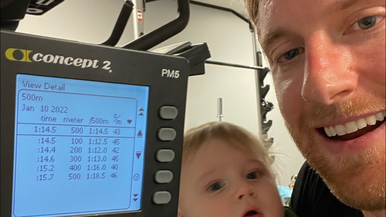 500m Erg Test 1:14.5 Matt Stankiewitch