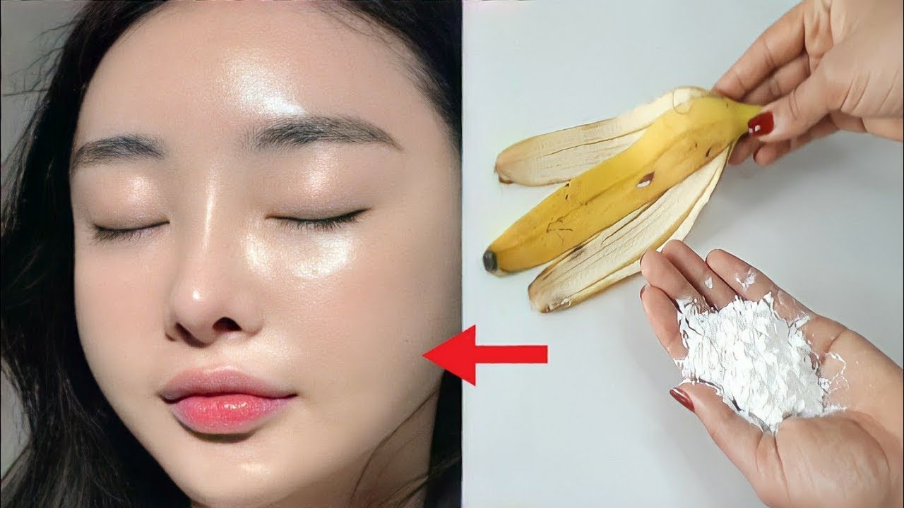 Mescola la buccia di banana con l'amido di mais per sembrare 10 anni pi&ugrave; giovane della tua et&agrave;