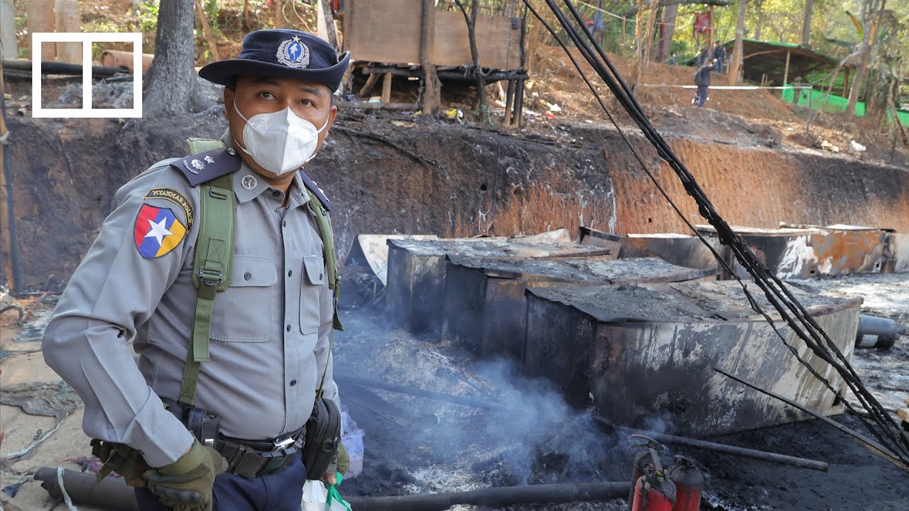 Police find village-sized meth labs in Myanmar jungle