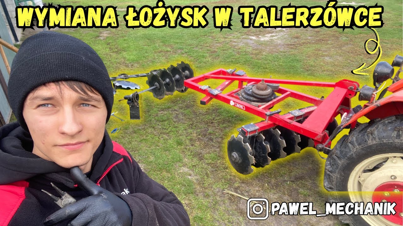 Jak wymienić łożyska w bronie talerzowej ?? Wymiana łożysk w talerzówce  Poradnik jak naprawić V & X