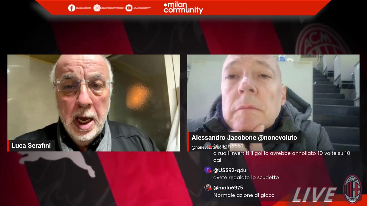 Post partita Milan - Parma