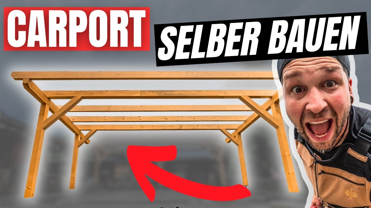 EINFACH und SCHNELL zum eigenem Carport 🤩 Die Anleitung ✌🏼
