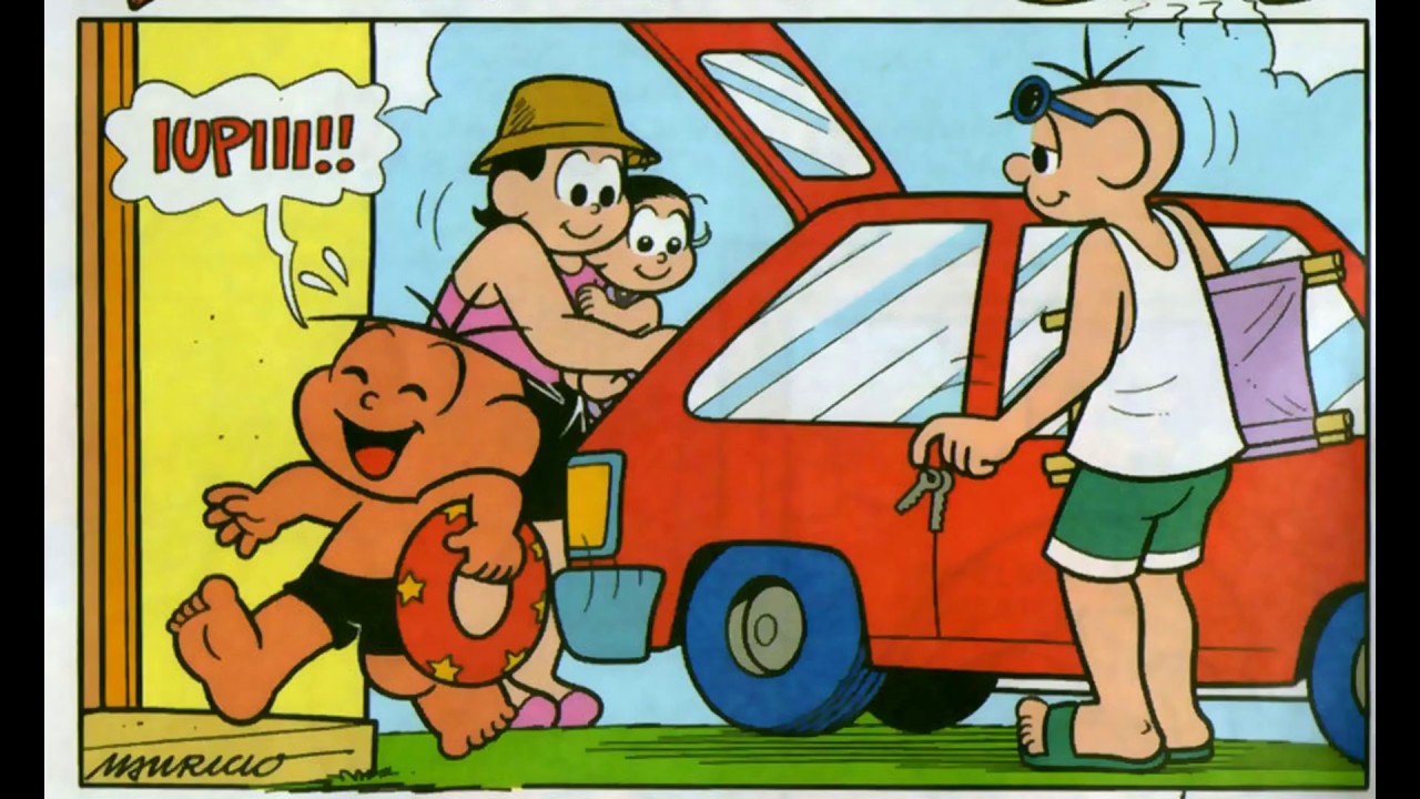 Cebolinha todo queimado de sol! - Turma da Mônica - Quadrinhos Narrados