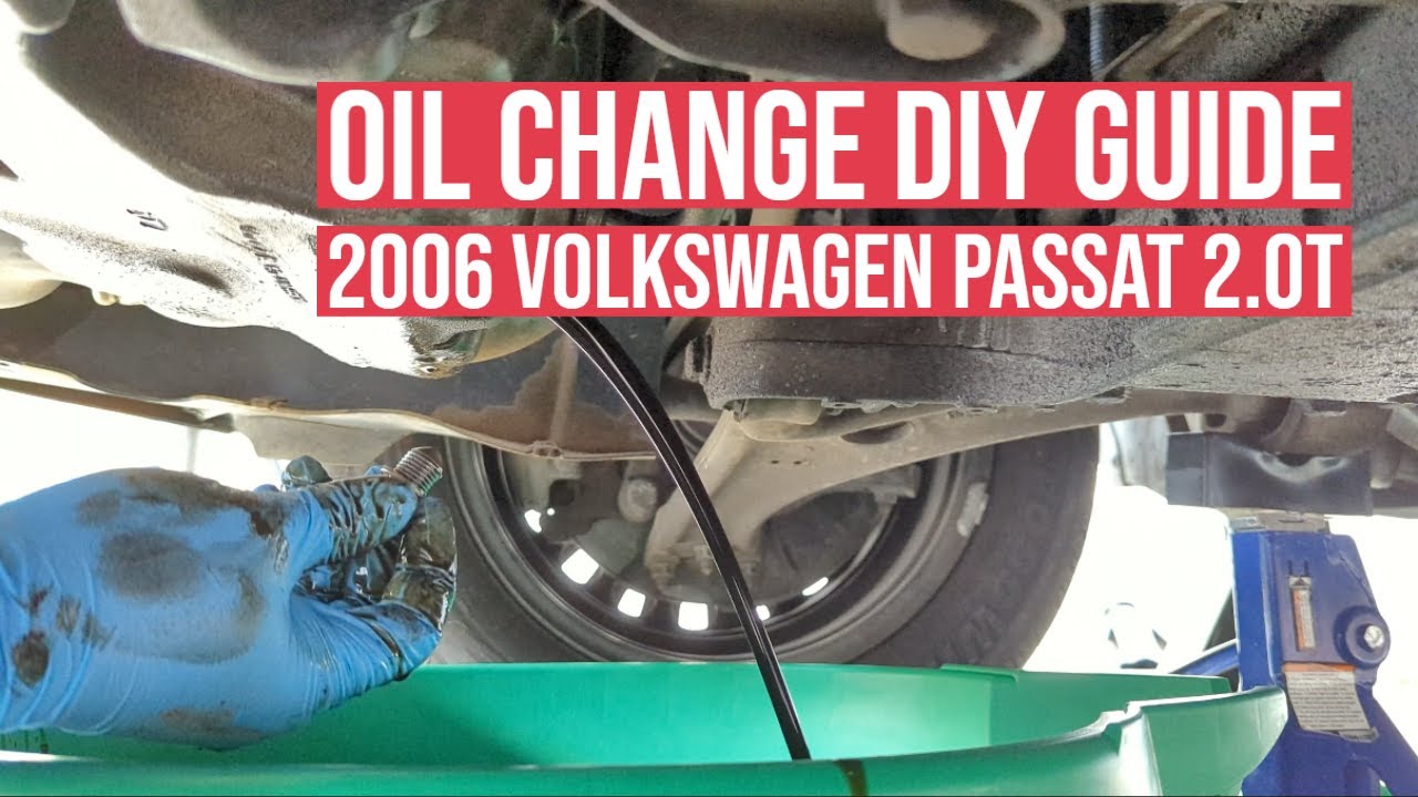 2006-2008 Volkswagen Passat 2.0T FSI Oil Change DIY Guide (Early B6 gen)