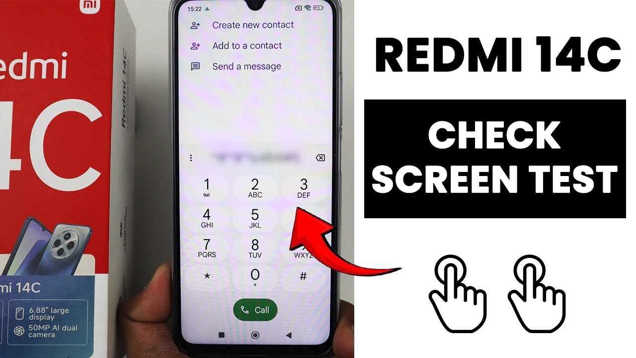 How to Check Screen Test Via Code in Redmi 14c