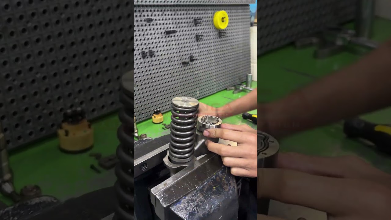 ¡Mira el armado de este Inyector Caterpillar 3500! ✅