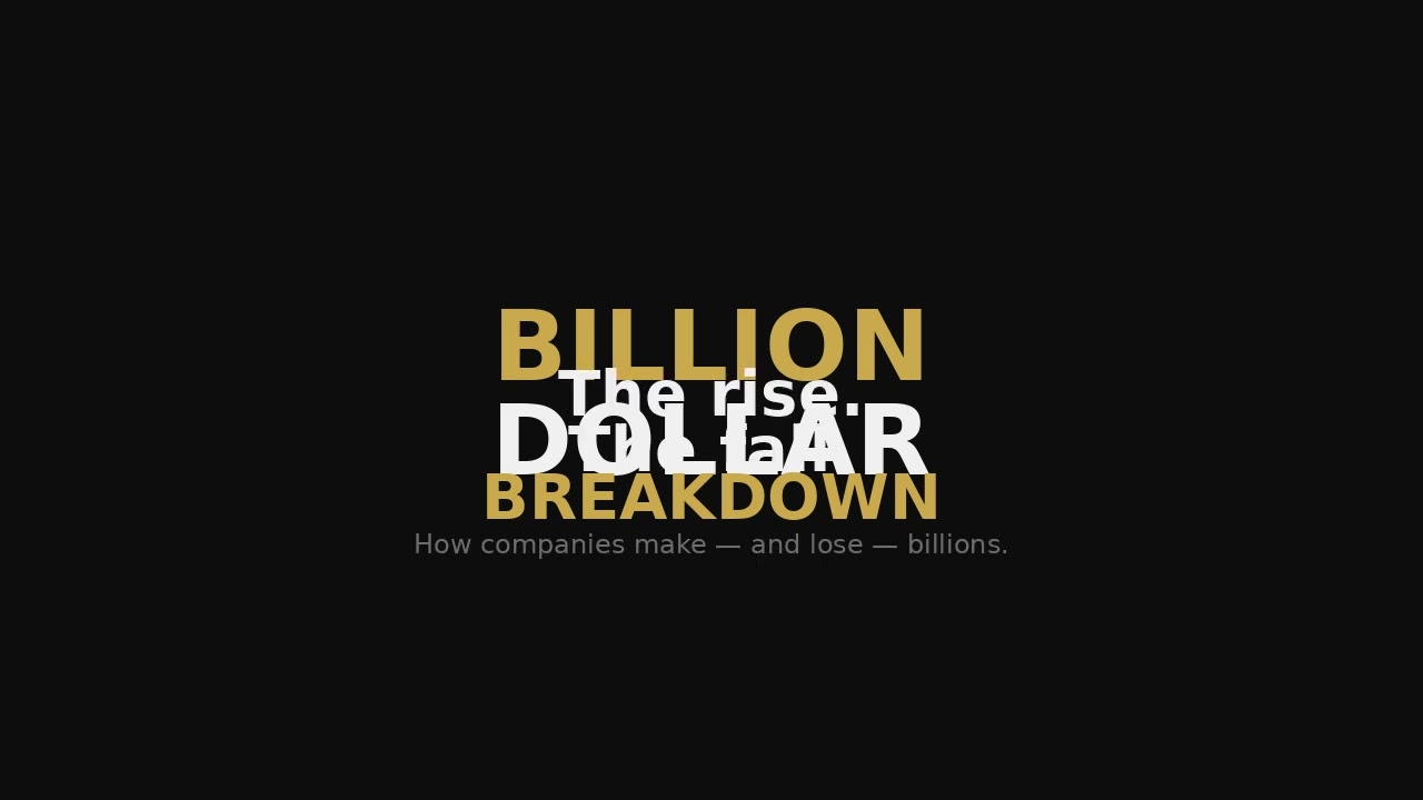 Welcome to Billion Dollar Breakdown
