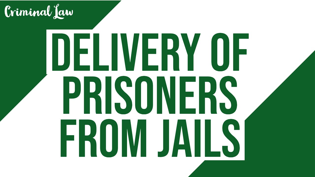 [Article 156] Delivery of prisoners from jails; Criminal Law Discussion