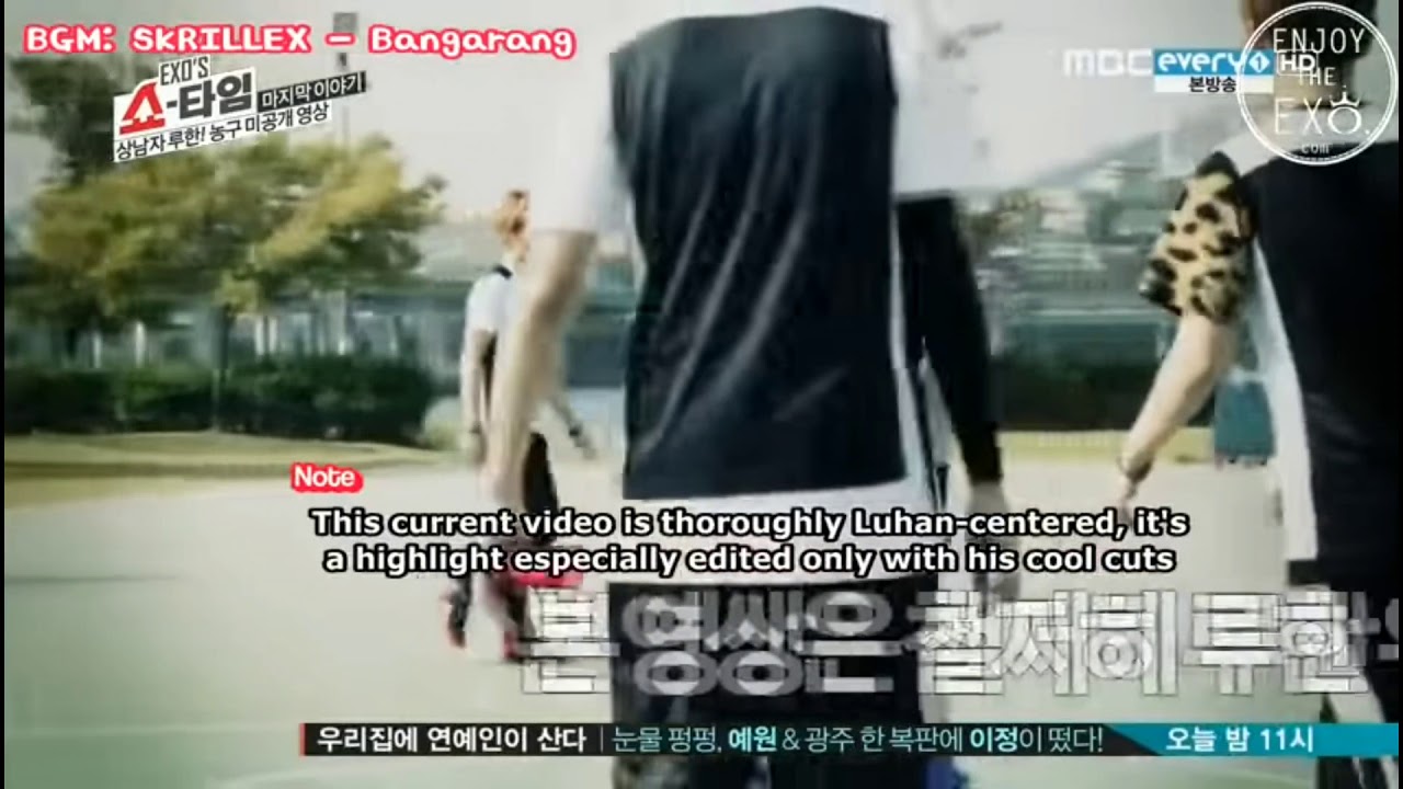 @LuHanInternational Exo playing basketball 🏀 Luhan cut😍